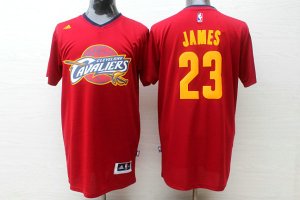 Maillot De Basket Cleveland Cavaliers LeBron James 23 Manches Courtes Shirt Tissus Sportif Fans Edition Rouge